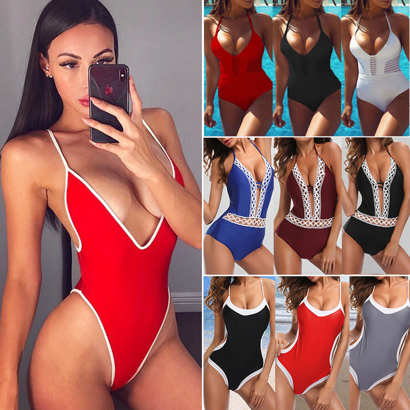 red thong bathing suit